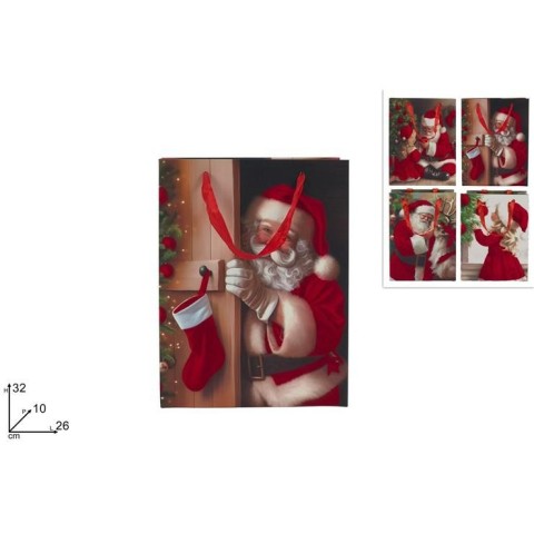 BUSTA REGALO 26X32X10 NATALIZIO